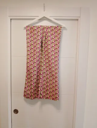 Traje chaqueta mujer estampado geométrico