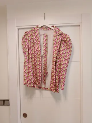 Traje chaqueta mujer estampado geométrico
