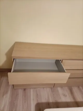 Cómoda 6 cajones Ikea madera