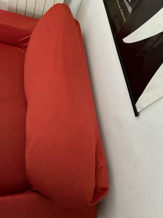 Divano 2 posti rosso