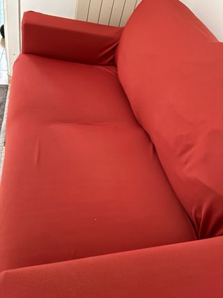 Divano 2 posti rosso