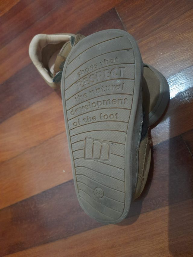 Zapatillas Mustang niño barefoot