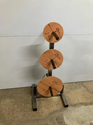 Soporte Discos de Pesas y Barras 28 mm Decathlon 