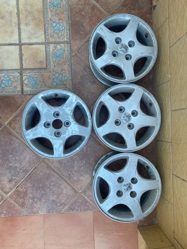 Llantas Aluminio Peugeot/Citroen (4 uds)