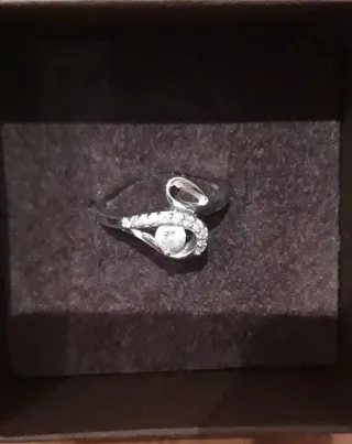 Anillo Plata Ley Circonitas