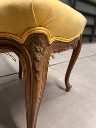 pareja de sillas antiguas Luis XV (1880-1939)