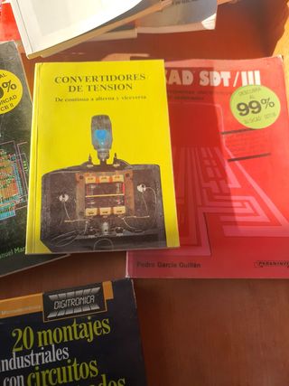 12 libros de electrónica, todos por 10