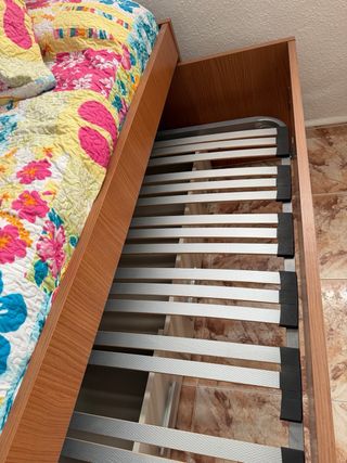 cama litera con cajones