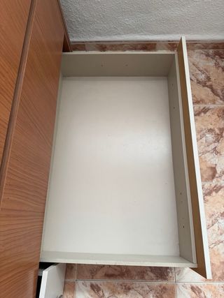 cama litera con cajones