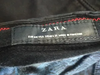 Pantaloni Zara Uomo Neri tg. 40