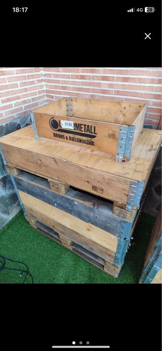 Cercado de madera plegable