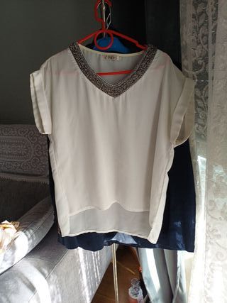 Camisa Zara Mujer Estampada Multicolor