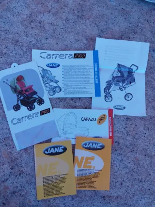 Capazo Carro Bebé Jane Carrera Pro