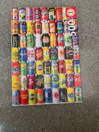 Puzzle 500 piezas latas de refresco