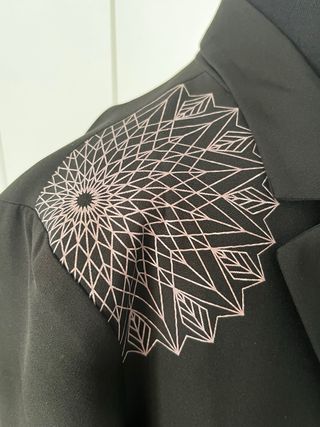 Blazer Desigual Negro con Diseño