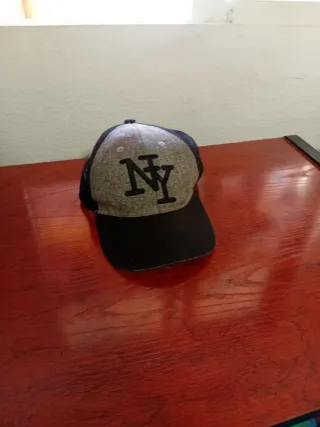 Gorra NY Negra y Gris