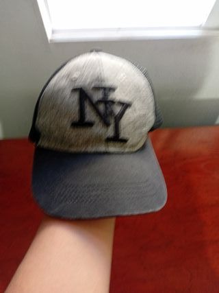 Gorra NY Negra y Gris