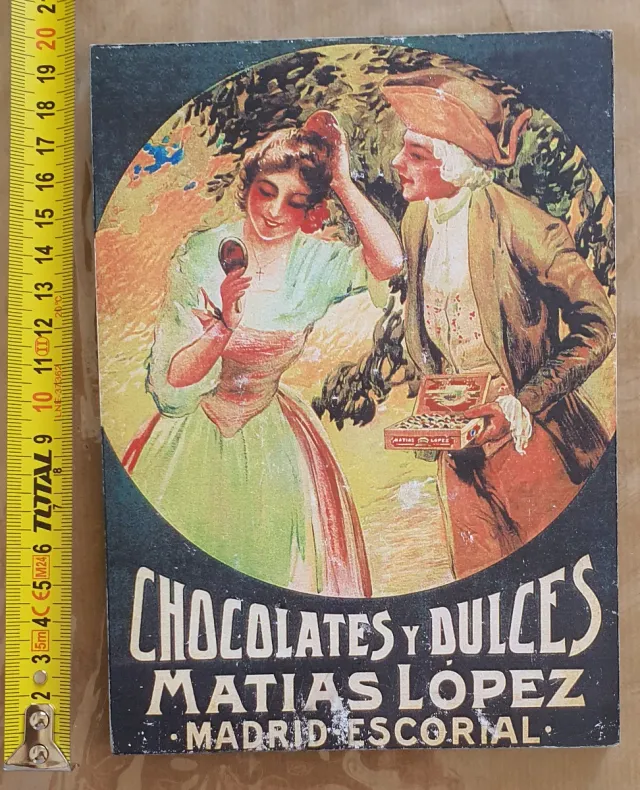 Cartel Chocolates e Doces Matías López