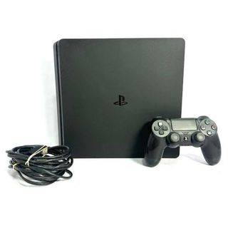 PS4 Slim Negra + Mando y Cables