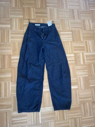 Pantalón Zara Mujer Azul