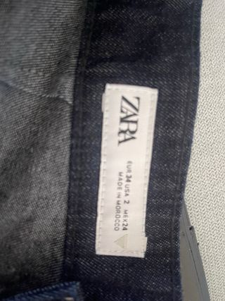 Pantalón Zara Mujer Azul