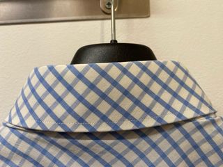 Camicia uomo Claude Andreij quadri azzurri 