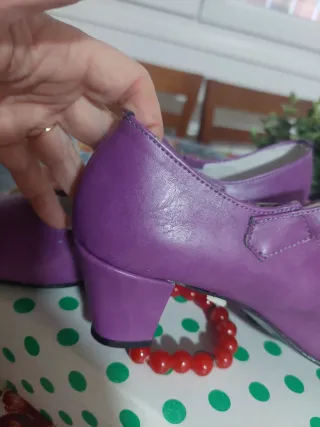 Zapatos Flamenco Sonoma Talla 39 Morado