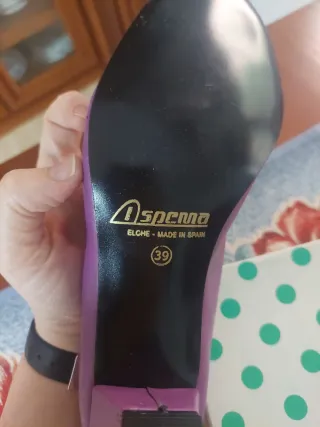 Zapatos Flamenco Sonoma Talla 39 Morado