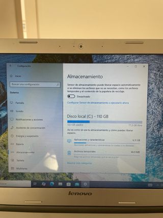 Portátil Lenovo i7 + SSD externo 1TB