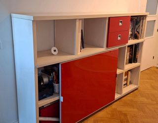 Mueble aparador estanteria de madera