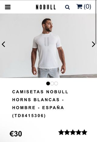 Camiseta Nobull Beige Talla M Nueva