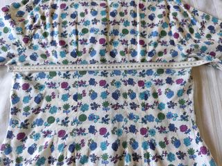 Blusa estampada manga media