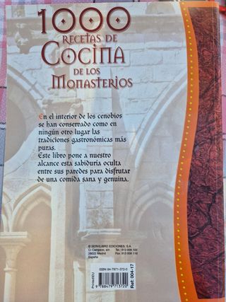 Las mil recetas de cocina de los monasterios