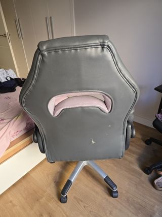 Silla de escritorio ergonómica gris