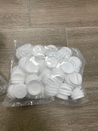 Botes pequeños vidrio con tapa