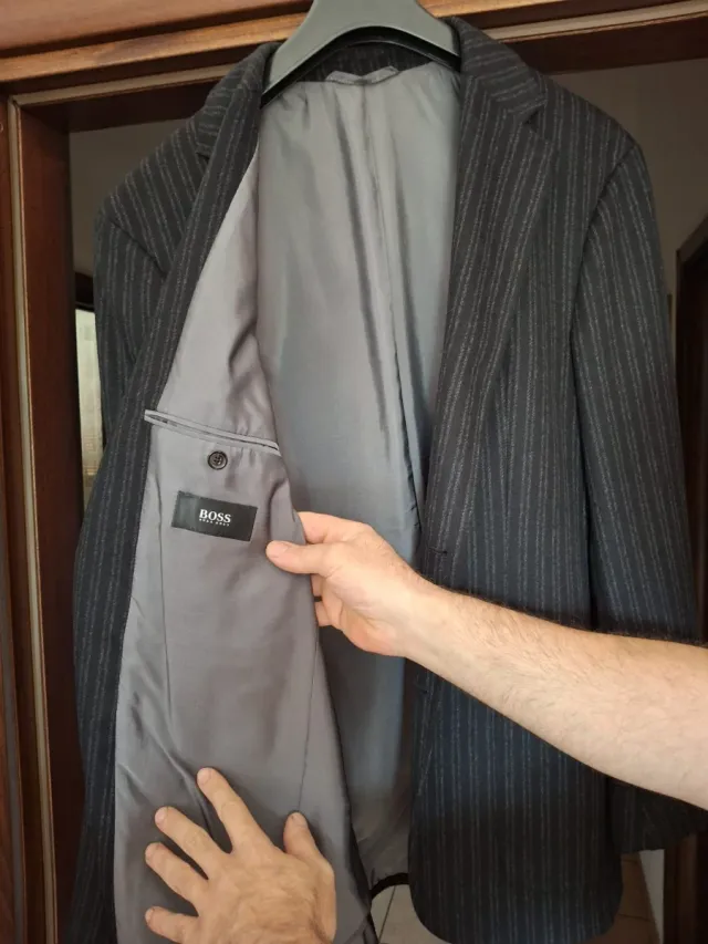 Giacca Hugo Boss Uomo Tg 50 Grigia