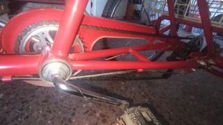 Triciclo Rojo Adultos Cesta 6 Velocidades