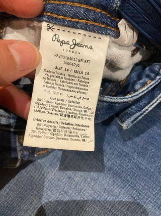Pantalones Pepe Jeans Azules talla 14