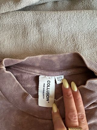 Collusion Sudadera Oversize Tie-Dye Talla M