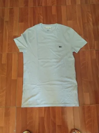 Camiseta Lacoste Azul Claro Original
