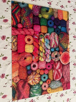 Puzzle Educa 500 Piezas Lanas Colores