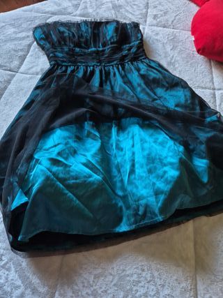 Vestido de fiesta strapless