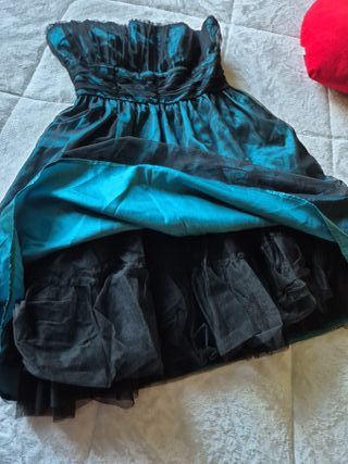 Vestido de fiesta strapless