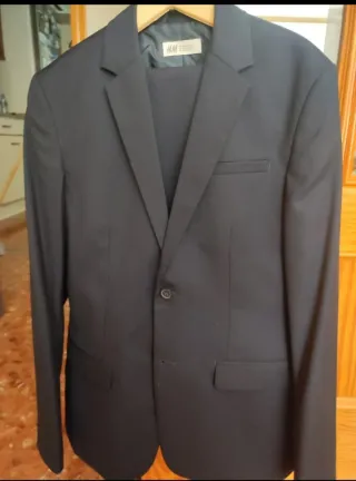 Traje H&M Niño 170cm Negro