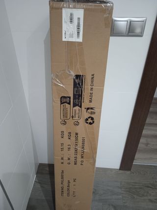 CARPA PLEGABLE 3X3 CON LATERALES BEIGE NUEVA
