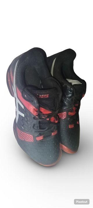 Zapatillas ASICS Gel-Blast Negras Rojas
