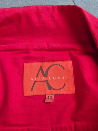 Cazadora ALBA CONDE Roja Talla 42