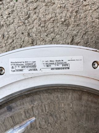 Puerta Lavadora 8 Kg IQ drive