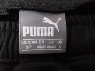 Pantalón chándal Puma negro con puño, talla foto