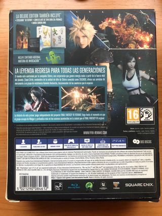 Final Fantasy VII Remake Deluxe PS4